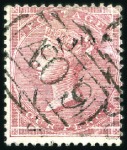 Stamp of Great Britain » British Post Offices Abroad ST. KITTS-NEVIS: 1856 6d Lilac left wing marginal 