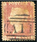 Stamp of Great Britain » British Post Offices Abroad ST. LUCIA: 1857 1d Red, 1857 4d Rose and 1856 6d L