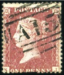 Stamp of Great Britain » British Post Offices Abroad GRENADA: Selection with "A15" numerals incl. 1857 