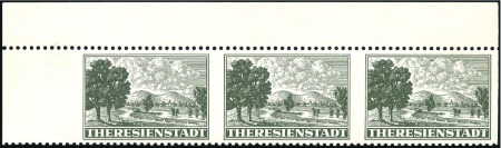 Stamp of Israel » Israel: The Holocaust - Ghettos THERESIENSTADT: Parcel stamp in green, perf. 10 1/