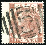 Stamp of Great Britain » British Post Offices Abroad DWI, ST. THOMAS: Collection of GB stamps used in S