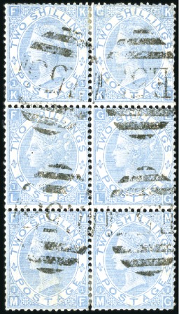 Stamp of Great Britain » British Post Offices Abroad HAITI, PORT-AU-PRINCE: 1867-80 2s Milky Blue verti