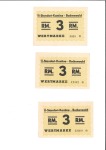 Stamp of Israel » Israel: The Holocaust - Paper Money, Chits, etc. BUCHENWALD: Mixed lot of 12 banknotes from 0.50RM 