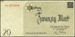 Stamp of Israel » Israel: The Holocaust - Paper Money, Chits, etc. LITZMANSTADT: Complete set of seven Ghetto banknot