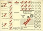 Stamp of Israel » Israel: The Holocaust - Paper Money, Chits, etc. MUNICH: "Jude" Food tokens in complete sheets incl