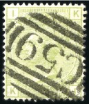 Stamp of Great Britain » British Post Offices Abroad HAITI, JACMEL: GB selection with "C59" numerals, i