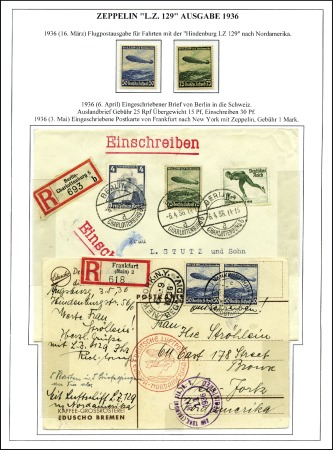 Stamp of Germany » Germany Collections and Large Lots 1923-43, Commemorative issues collection neatly mo