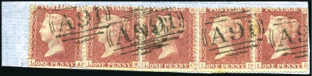 Stamp of Great Britain » British Post Offices Abroad » Mailboats P&O & CUNARD MAILBOATS: 1d Red selection incl. A80