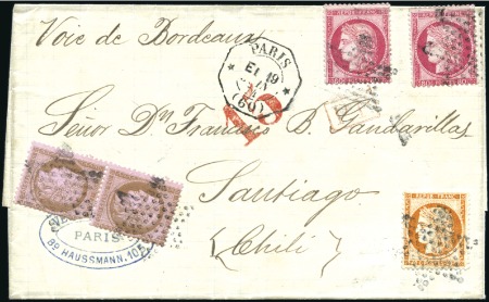 Stamp of France » Collections 1784-1927, Lot de 67 lettres, la plupart France av