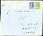 Stamp of Falkland Islands » Dependencies - South Georgia 1915-23, Two items to Sweden: 1915 postcard franke