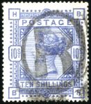 Stamp of Great Britain » British Post Offices Abroad BRITISH LEVANT: 1864-1900 GB used in Constantinopl
