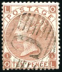 Stamp of Great Britain » British Post Offices Abroad BRITISH LEVANT: 1870-1881 GB used in Constantinopl