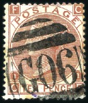 Stamp of Great Britain » British Post Offices Abroad BRITISH LEVANT: 1870-1881 GB used in Constantinopl