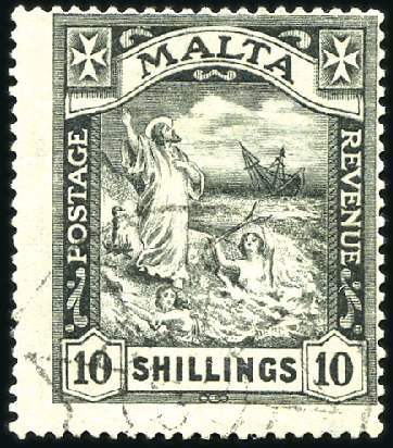 Stamp of Malta 1863-1930, Attractive used collection incl. variou