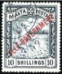 Stamp of Malta 1863-1930, Attractive used collection incl. variou