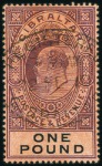 Stamp of Gibraltar 1886-1936, Attractive used collection incl. 1886 1