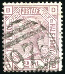 Stamp of Great Britain » British Post Offices Abroad CYPRUS, LIMASSOL: GB used selection with "975" num