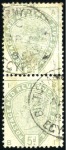Stamp of Great Britain » British Post Offices Abroad EGYPT, BRITISH FORCES: 1883-84 5d Green vertical p