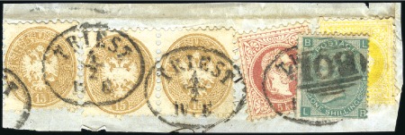 Stamp of Great Britain » British Post Offices Abroad EGYPT: 1858-78, Collection of GB stamps used in Al