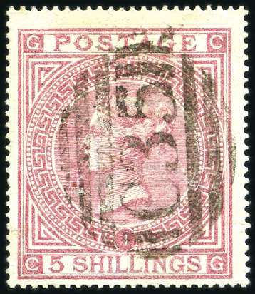 Stamp of Great Britain » British Post Offices Abroad COLOMBIA, PANAMA: 1867-74 5s Rose selection incl.