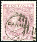 Stamp of Great Britain » British Post Offices Abroad COLOMBIA, PANAMA: 1867-74 5s Rose selection incl. 