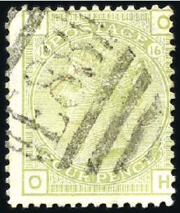 Stamp of Great Britain » British Post Offices Abroad COLOMBIA, COLON: Selection with "E88" numerals inc