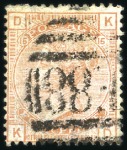 Stamp of Great Britain » British Post Offices Abroad COLOMBIA, COLON: Selection with "E88" numerals inc