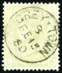 Stamp of Great Britain » British Post Offices Abroad NICARAGUA: Selection with "C57" numerals and Grey 