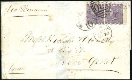 Stamp of Great Britain » British Post Offices Abroad CHILE, VALPARAISO: Group of 3 covers with "C30" nu