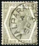 Stamp of Great Britain » British Post Offices Abroad CHILE, VALPARAISO: Collection from 1/2d to 2s, wit