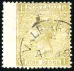 Stamp of Great Britain » British Post Offices Abroad CHILE, VALPARAISO: Collection from 1/2d to 2s, wit