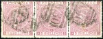 Stamp of Great Britain » British Post Offices Abroad CHILE, VALPARAISO: 1867-74 5s Rose selection with 