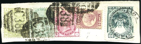 Stamp of Great Britain » British Post Offices Abroad PERU, CALLAO: Selection of GB stamps with "C38" nu
