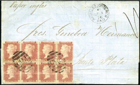 Stamp of Great Britain » British Post Offices Abroad PUERTO RICO, MAYAGUEZ: 1876 (Sep 4) Wrapper to Pue