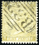 Stamp of Great Britain » British Post Offices Abroad ARGENTINA: Selection with "B32" numerals from 1d t
