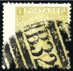 Stamp of Great Britain » British Post Offices Abroad ARGENTINA: Selection with "B32" numerals from 1d t
