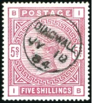Stamp of Great Britain » Collections 1840-1919, Comprehensive used collection in 3 albu