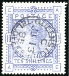 Stamp of Great Britain » Collections 1840-1919, Comprehensive used collection in 3 albu