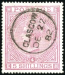 Stamp of Great Britain » Collections 1840-1919, Comprehensive used collection in 3 albu