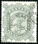 Stamp of Great Britain » Collections 1840-1919, Comprehensive used collection in 3 albu