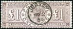 Stamp of Great Britain » Collections 1840-1919, Comprehensive used collection in 3 albu