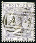 Stamp of Great Britain » British Post Offices Abroad TOBAGO: Selection with "A14" numerals, incl. 1855-