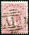 Stamp of Great Britain » British Post Offices Abroad TOBAGO: Selection with "A14" numerals, incl. 1855-