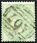 Stamp of Great Britain » British Post Offices Abroad DOMINICA: Selection with "A07" numerals of Roseau,
