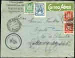 Stamp of Colombia 1924-35, SCADTA Collection of ca.110 items showing