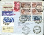 Stamp of Italy 1932-35, AIRMAILS:  Fabulous lot of 20 covers from