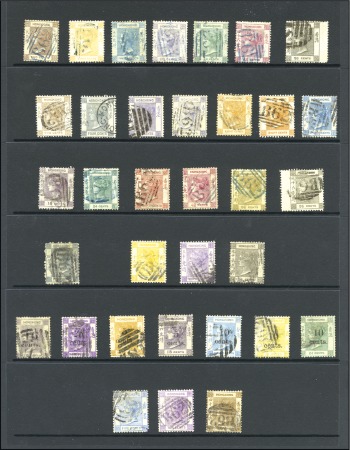 Stamp of Hong Kong 1862-1974, Attractive mint & used collection on al