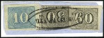 Stamp of Brazil 1849-1866 Selection on 2 small stockcards includin