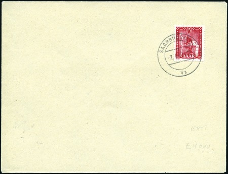 Stamp of Germany » Plebiscite Areas » Saar 1949 Saarland University 15F carmine, tied by SAAR