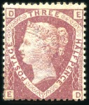 Stamp of Great Britain » Collections 1858-79 Mint/unused collection of line engraved pl